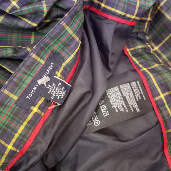 Tommy Hilfiger Plaid Pleated Mini Skirt Size 12 - Picture 5 of 5